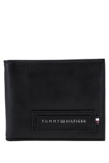 Кожаный зажим для денег с логотипом бренда Tommy Hilfiger