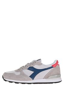 Серые кроссовки с замшевыми вставками Camaro Diadora