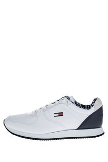 Кроссовки белого цвета на шнуровке Tommy Jeans