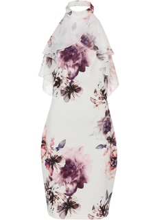 Платье с воланом Bonprix