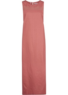 Платье льняное без рукавов Bonprix