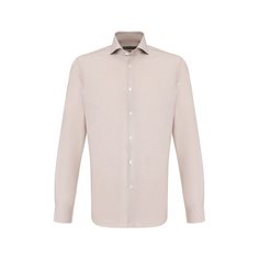 Сорочка из смеси хлопка и льна Corneliani