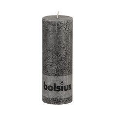 Свеча Bolsius rustic 190/68 антрацит