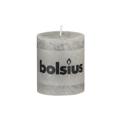 Свеча Bolsius rustic 80/68 светло-серая
