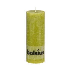 Свеча Bolsius rustic 190/68 светло-зеленая