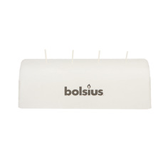 Свеча Bolsius 80/250/90 rust 4фетиля белая