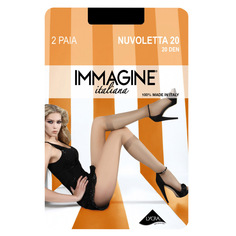 Гольфы Immagine IMM-Nuvoletta 20 GB nero 2 пары