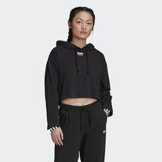 Укороченная худи R.Y.V. adidas Originals