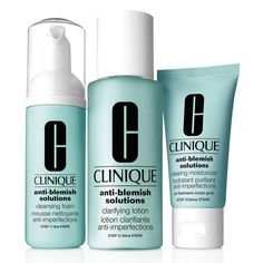 CLINIQUE Набор 3-Cтупенчатая Система для ухода за проблемной кожей Anti-Blemish 3-Step System