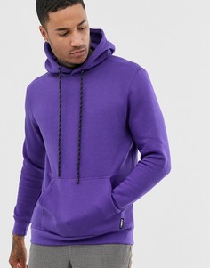 Фиолетовый oversize-худи Bershka