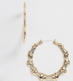 Позолоченные массивные серьги-кольца Image Gang-Золотой