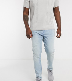 Голубые джинсы скинни ASOS DESIGN Plus-Синий