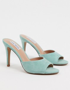 Светло-зеленые мюли на каблуке Steve Madden-Зеленый