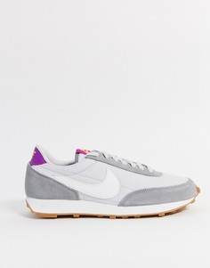 Кроссовки с серыми и белыми вставками Nike Daybreak-Серый