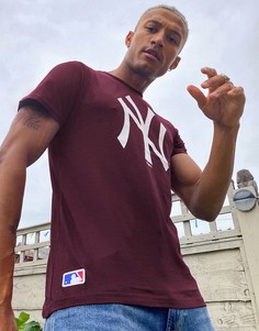 Фиолетовая футболка с логотипом команды "New York Yankees" New Era MLB-Фиолетовый