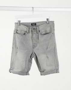 Серые джинсовые шорты Burton Menswear-Серый