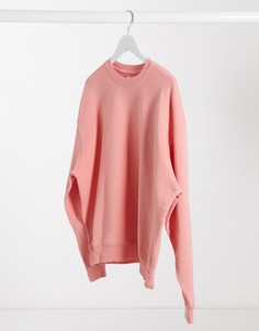 Бледно-розовый свитшот Topshop