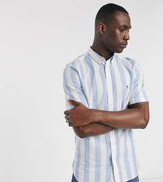 Рубашка с короткими рукавами и полосками French Connection Tall-Синий