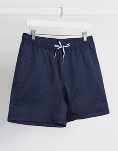 Темно-синие шорты чиносы со шнурком Jack & Jones Intelligence-Темно-синий