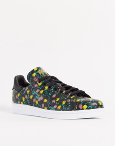 Черные кроссовки adidas Originals Bellista Stan Smith-Белый