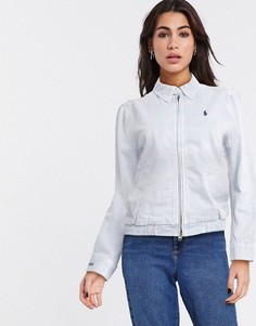 Голубая классическая ветровка Polo Ralph Lauren-Синий