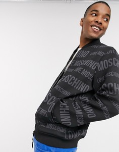 Куртка с логотипом Love Moschino-Черный