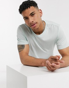 Светло-бирюзовая футболка Selected Homme-Зеленый