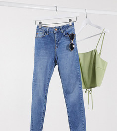 Синие моделирующие джинсы скинни New Look Petite-Синий