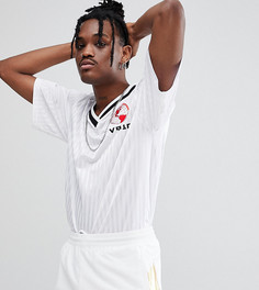 Белая футболка в полоску Reclaimed Vintage Inspired-Белый