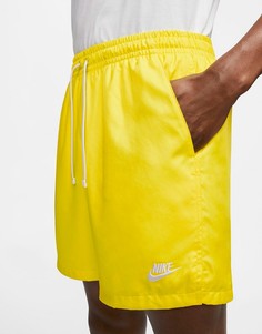 Желтые шорты Nike Club-Желтый