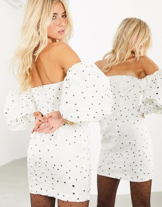 Жаккардовое платье мини ASOS EDITION-Мульти