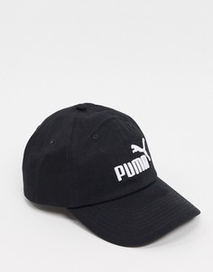 Черная кепка Puma Ess-Черный