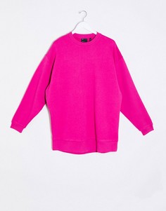 Розовый oversized-свитшот ASOS DESIGN