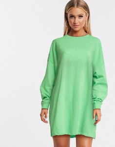 Зеленое платье-свитшот Missguided-Зеленый