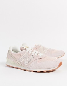 Розовые кроссовки New Balance 996-Розовый