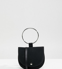 Черная сумка через плечо с декоративным кольцом Monki-Черный