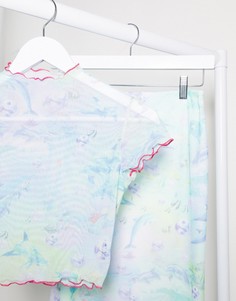 Футболка от комплекта с принтом Vintage Supply-Мульти