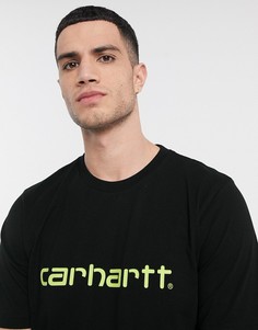 Черная футболка с логотипом Carhartt WIP-Черный