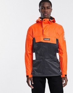 Куртка с капюшоном и вставками колор блок Timberland-Оранжевый