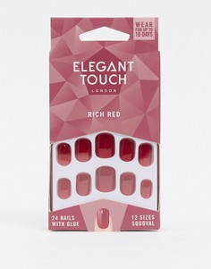 Накладные ногти Elegant Touch (Rich Red)-Розовый