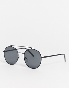 Черные матовые солнцезащитные очки AJ Morgan-Черный