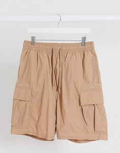 Шорты карго Weekday-Бежевый