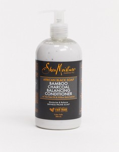 Кондиционер с африканским черным мылом и бамбуковым углем Shea Moisture 384 мл-Бесцветный