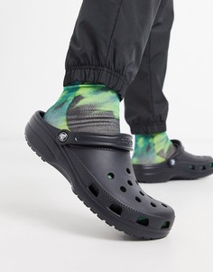 Черная классическая обувь Crocs-Черный