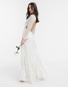 Свадебное платье макси ASOS EDITION Charlotte-Белый
