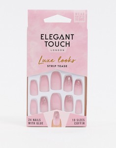 Накладные ногти Elegant Touch - Luxe Strip Tease-Мульти