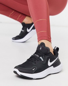 Черные кроссовки Nike Running React Miler-Черный
