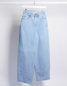 Ярко-голубые свободные джинсы в винтажном стиле ASOS DESIGN-Синий