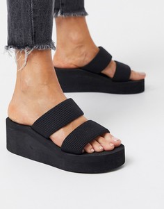 Черные мюли Truffle Collection-Черный