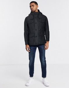 Куртка из водоотталкивающей ткани BOSS Business Cutis-Синий